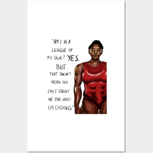 Simone Biles Posters and Art